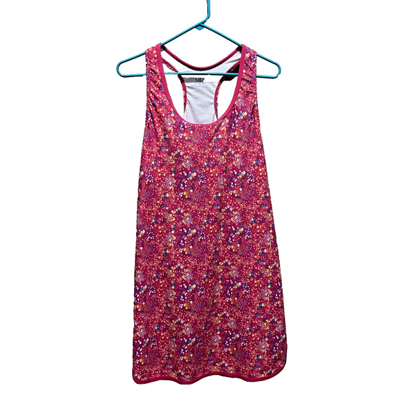 Krimson Klover Dresses & Skirts - Krimson Klover Womens Kai Pink Dress L Racerback Floral Active UPF 50 Protection